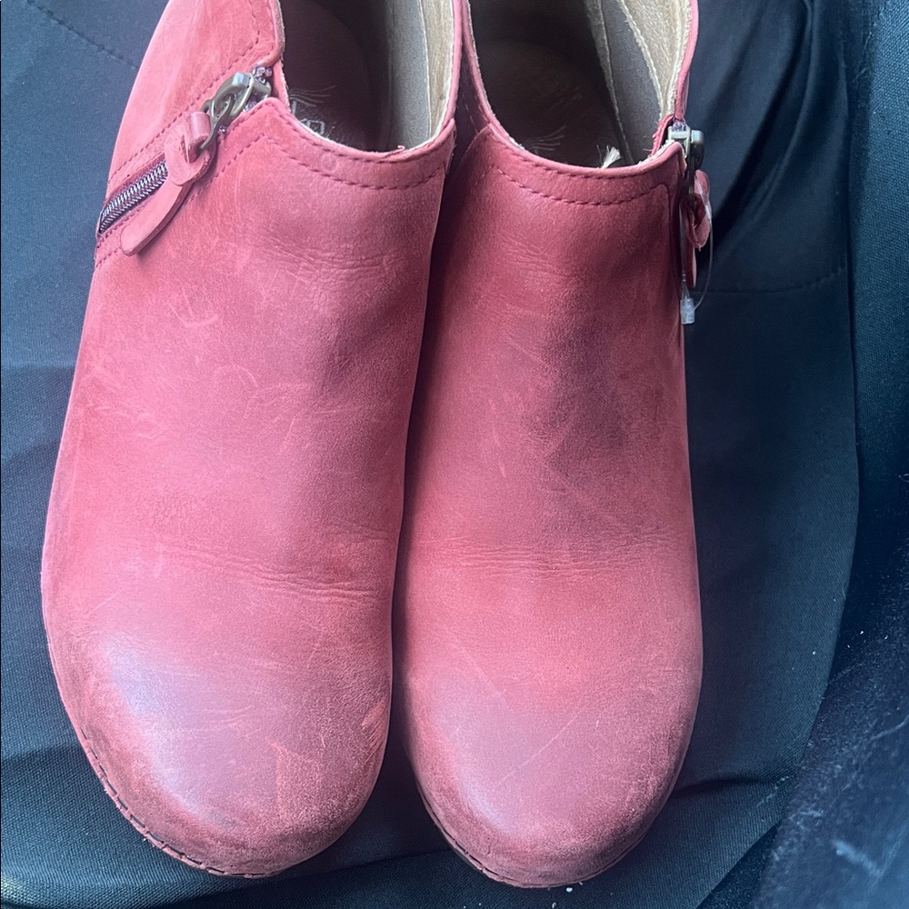 Dansko Red Ankle Booties - Picture 13 of 13
